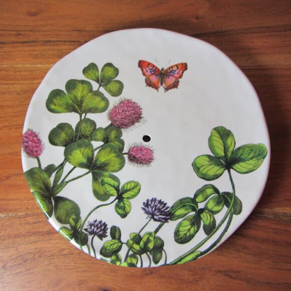 3 tier michel design works garden bunny melamine tray (W5140) - Picture 6 of 15